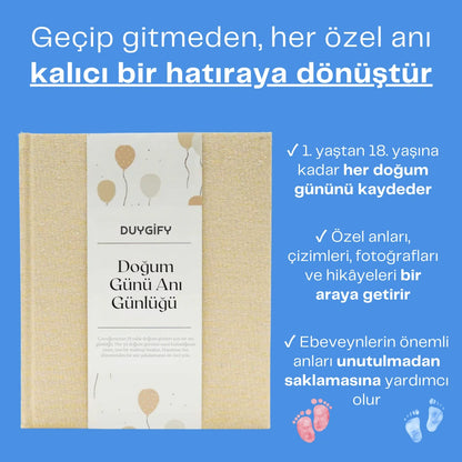 Duygify™ Doğum Günü Anı Günlüğü