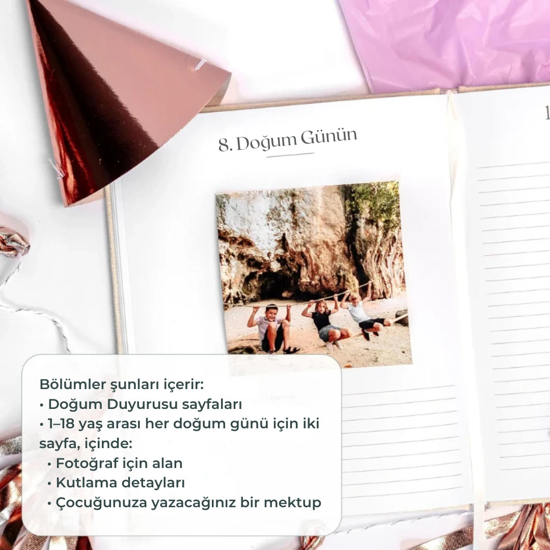Duygify™ Doğum Günü Anı Günlüğü