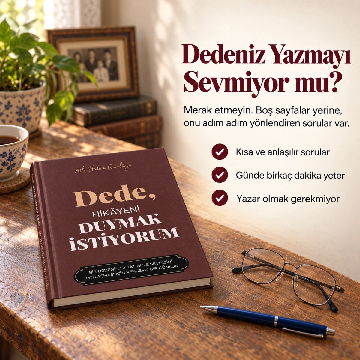 Duygify™ Dede Hikaye Günlüğü - Bilgelik Mirası